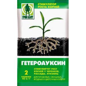 Стимулятор корнеобразования Гетероауксин (Грин Бэлт), 2 х 0,1 г - картинка 1