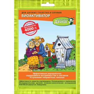 Биоактиватор для дачных туалетов "Счастливый дачник", 90 г - картинка 1