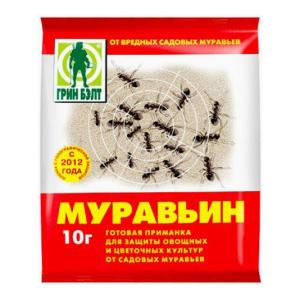 Средство против муравьев Муравьин (Грин Бэлт),10 г - картинка 1